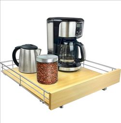 Slide out wood cabinet organizer 20 x 21.5