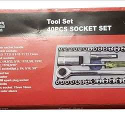 Kentucky Industrial Tools (KIT) 40-piece socket set.