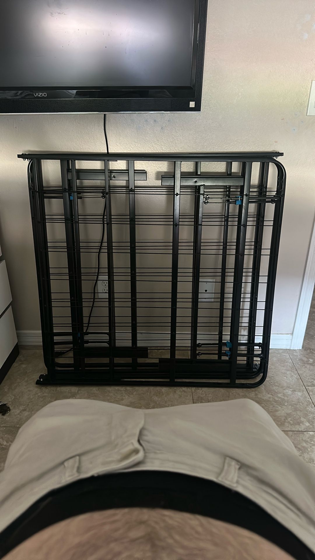 King Size/ 2 Twin Size Bed Steel Platform Frame