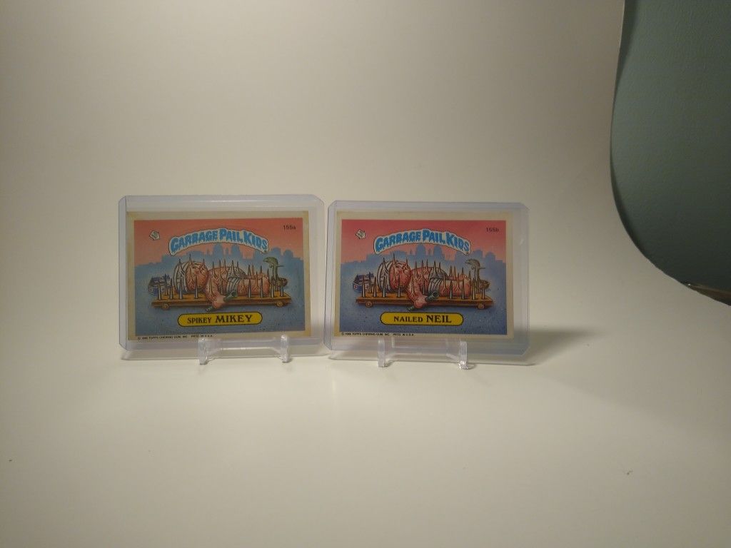 Garbage Pail Kids Series 4 1986 Cards Number 155a 155 B