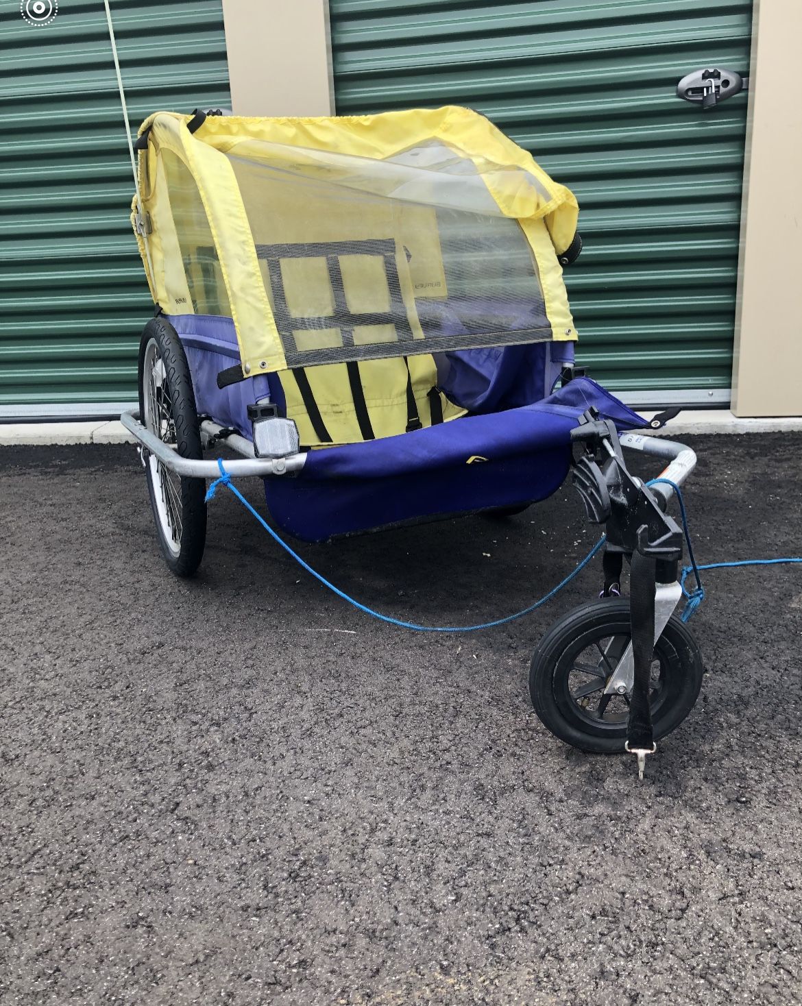 Double Kids Bike Trailer