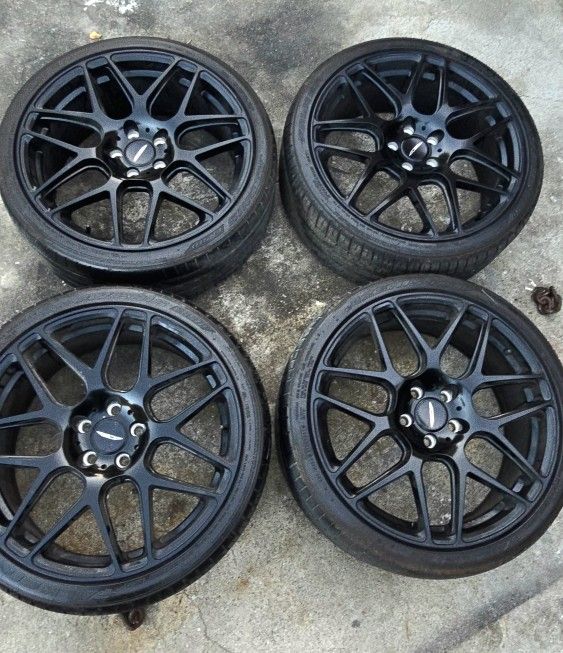HYPERION 20in black wheels honda toyota nissan infinit mazda  5 lug 5x114.3