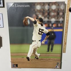 Tim Lincecum Poster On Frame