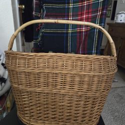 Antique Bicycle Basket 