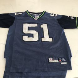 Vtg SEATTLE SEAHAWKS Football #51 Tatupu NFL JERSEY Shirt YOUTH M 10-12