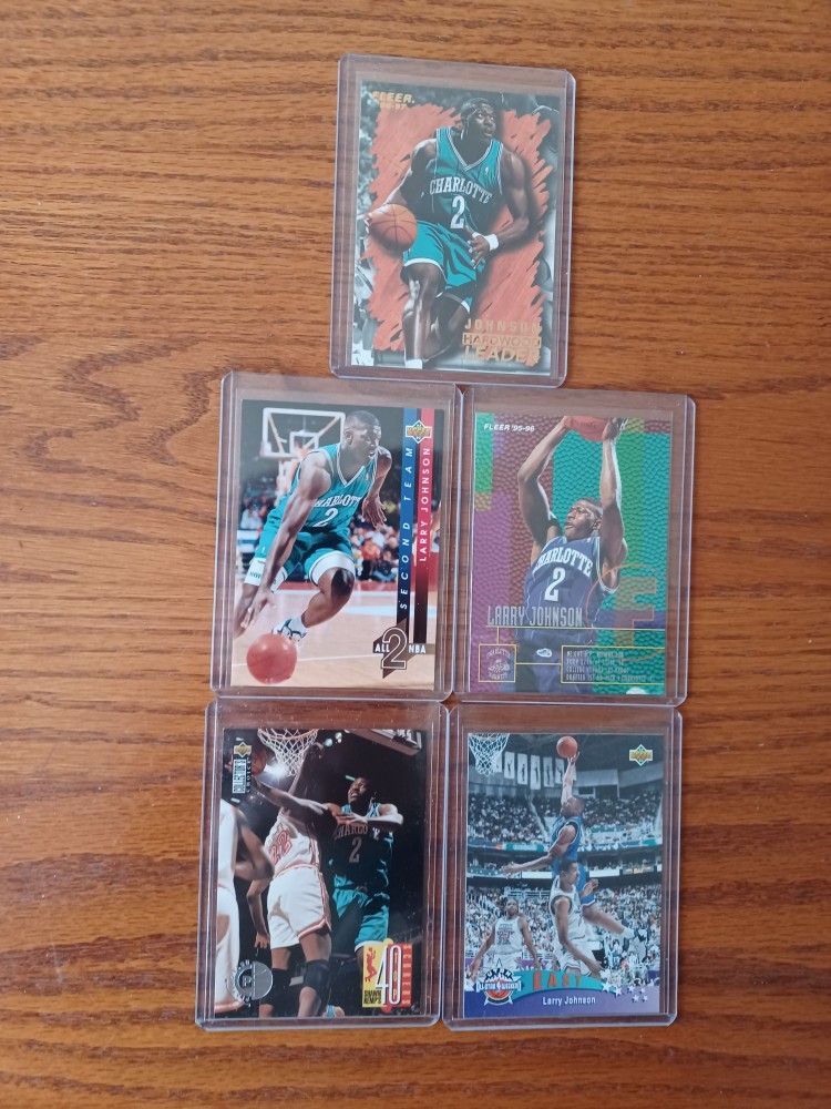 Fleer & Upper Deck Larry Johnson Lot
