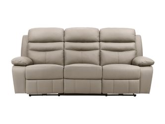 Hancock Latte Power Double Reclining Sofa