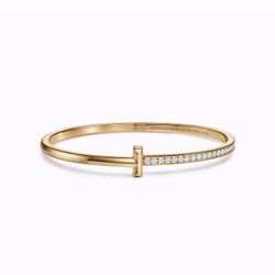 Tiffany T1 Narrow Diamond Bangle - Bracelet Size - Medium