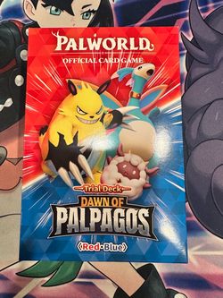 Palworld Dawn of Palpagos Red Blue Trial Deck