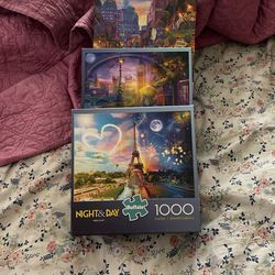 3-Buffalo Nite & Day 1000 Piece Puzzzles