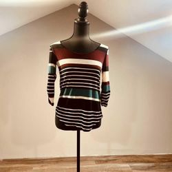 Multi-Color Stripe Shirt - Small