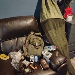 Survival Hiking An Camping Bookbag With Mosquito Net Hamick 