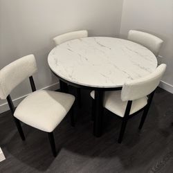 Ashley Furniture Dining Table & 4 Chairs
