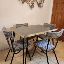Compact Mid Century Dining Set