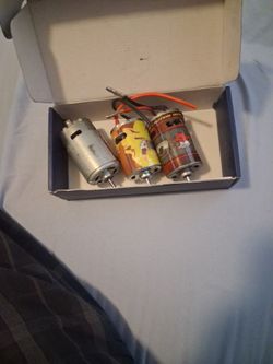 3 RC car Motors