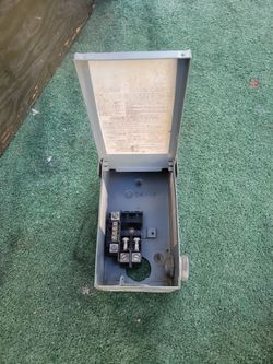 Square D circuit breaker box
