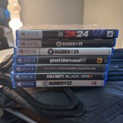 PS4 And Ps5 Games