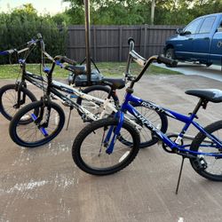 Three Kids Bikes
