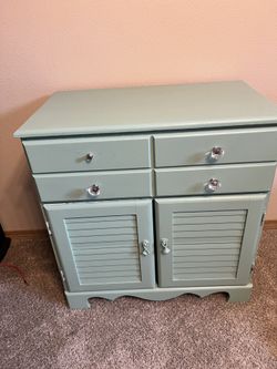 Sage Green Cabinet