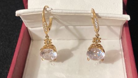 Vanna k 7ctw beautiful set of earrings 925
