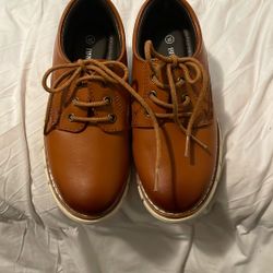 Kids Size 10 Brown Dress Shoes