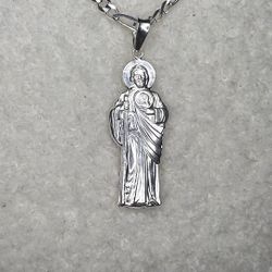 2” St. Jude 925 Sterling Silver 