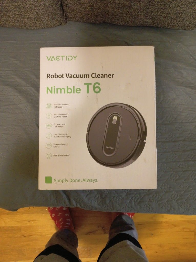 VACTIDY NIMBLE T6 SMART ROBOT VACUUM CLEANER $45