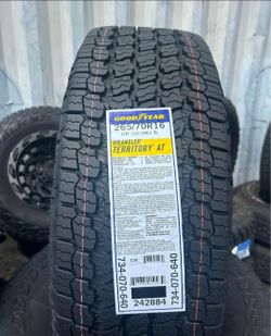 265/70R16 Goodyear Wrangler Territory A/T Set Of 4 New Tires