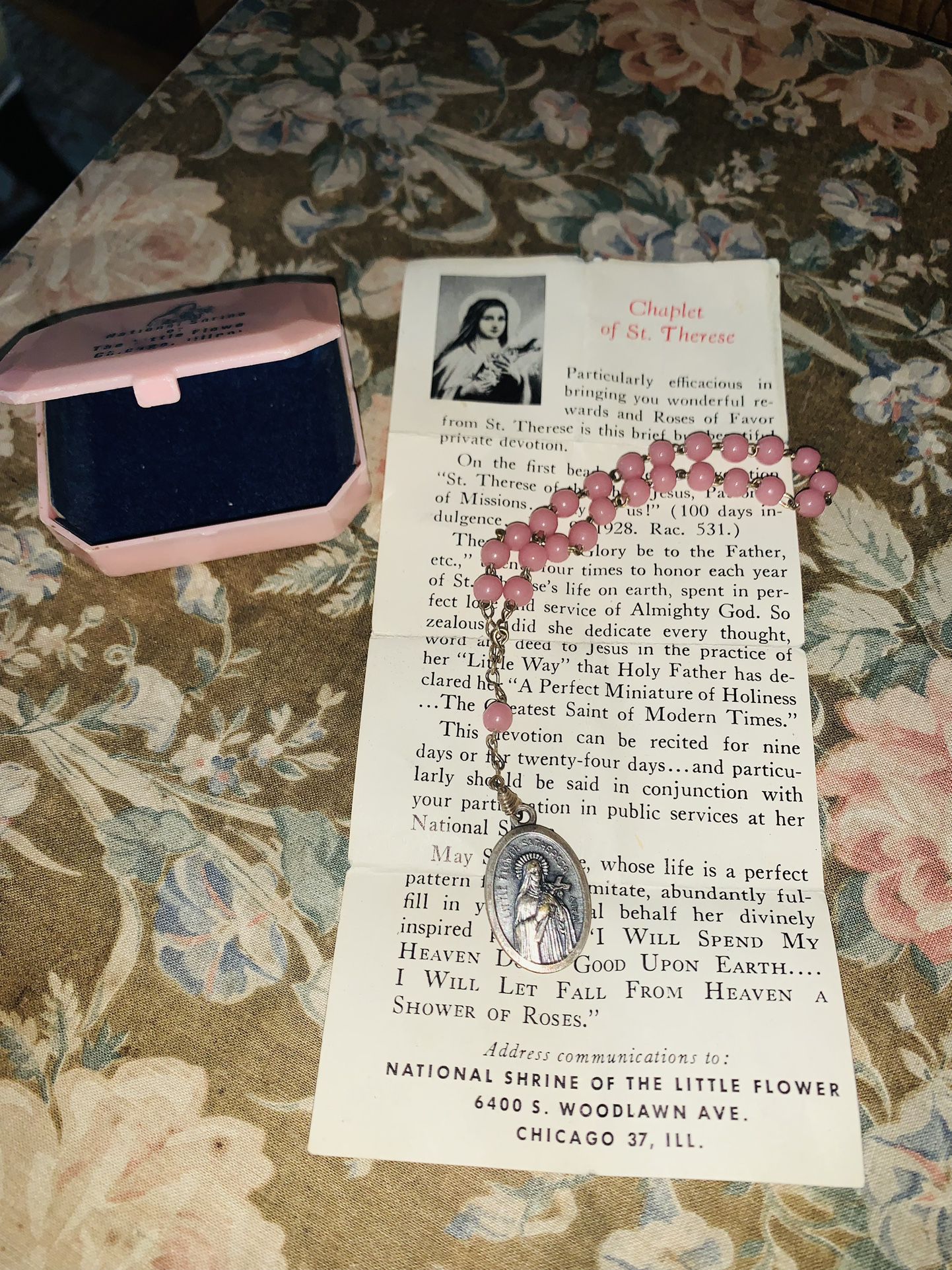 Vintage Rosary Bracelet 