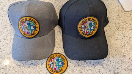 County of Ventura hats 20.00 patch 10.00