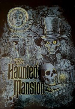 Haunted Mansion Disney Parks Official Framed Print