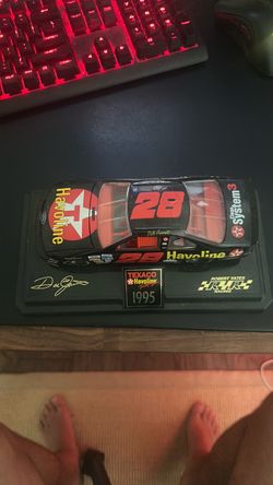 1995 Racing Champions Dale Jarrett #28 Texaco Havoline 1:24 Die-Cast Bank