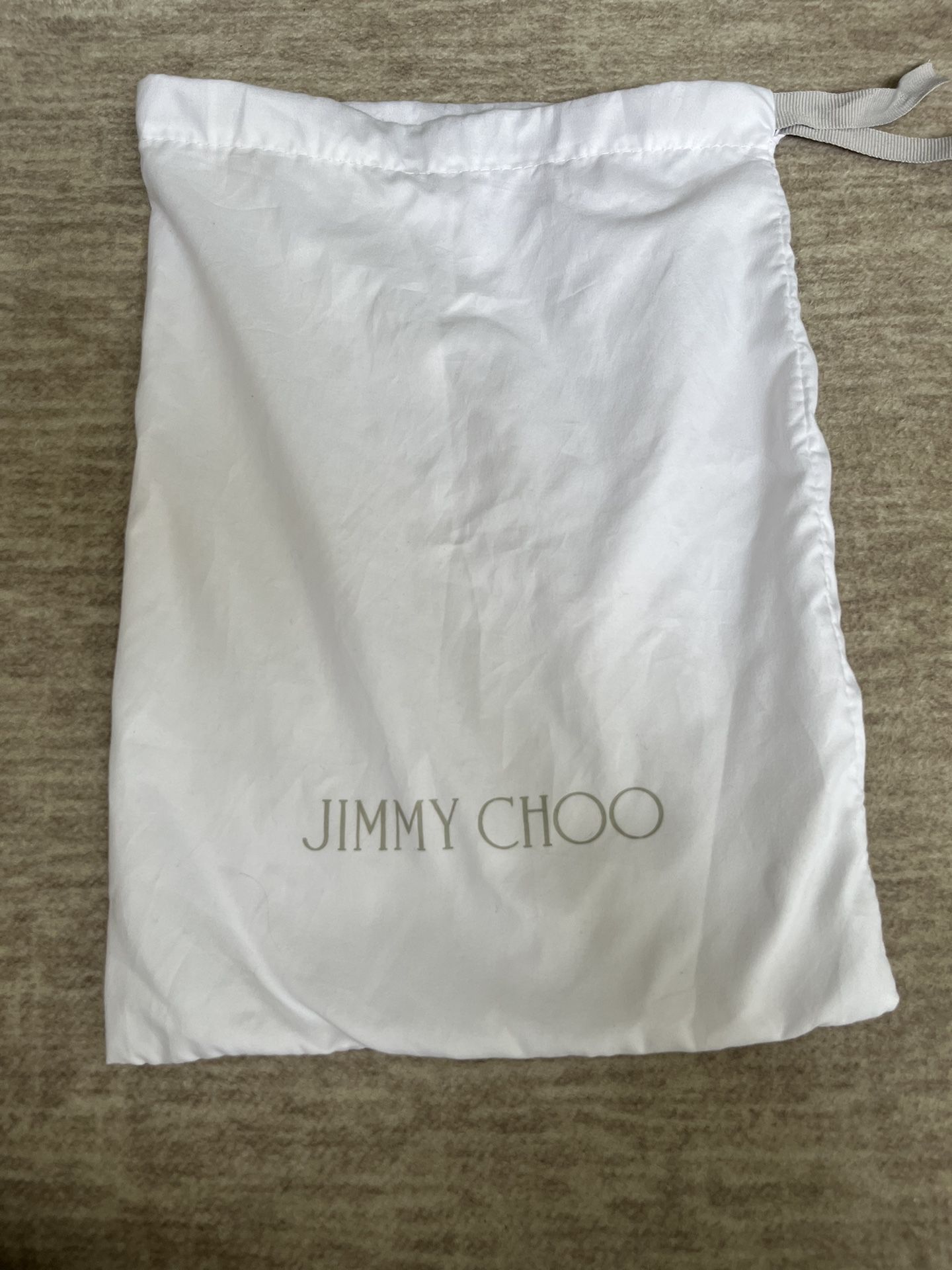NEW Authentic Gucci White Silky Satin Purse Storage Drawstring Dust Bag 15x 13
