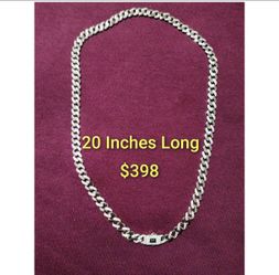 925 Sterling Silver Chain/Cadena De Plata 925