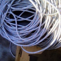 Two Rolls Of Nylon Braided Crab Line Ropes 