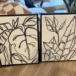 2 New MCM Large Wall Art - 24 x 30 in