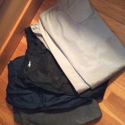 Men’s XL Wind Breaker/Bike Pants & 1 Pair Sweat Pants  EACH