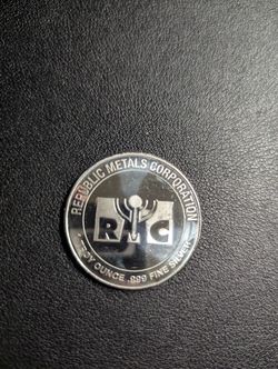 Republic Metal 1 oz Silver Coin
