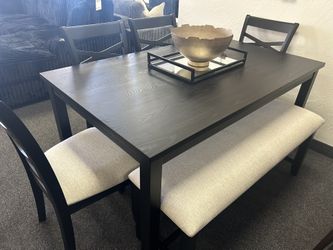 Black Dining Set