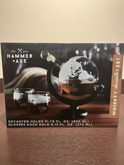 Hammer + Axe Decanter Set