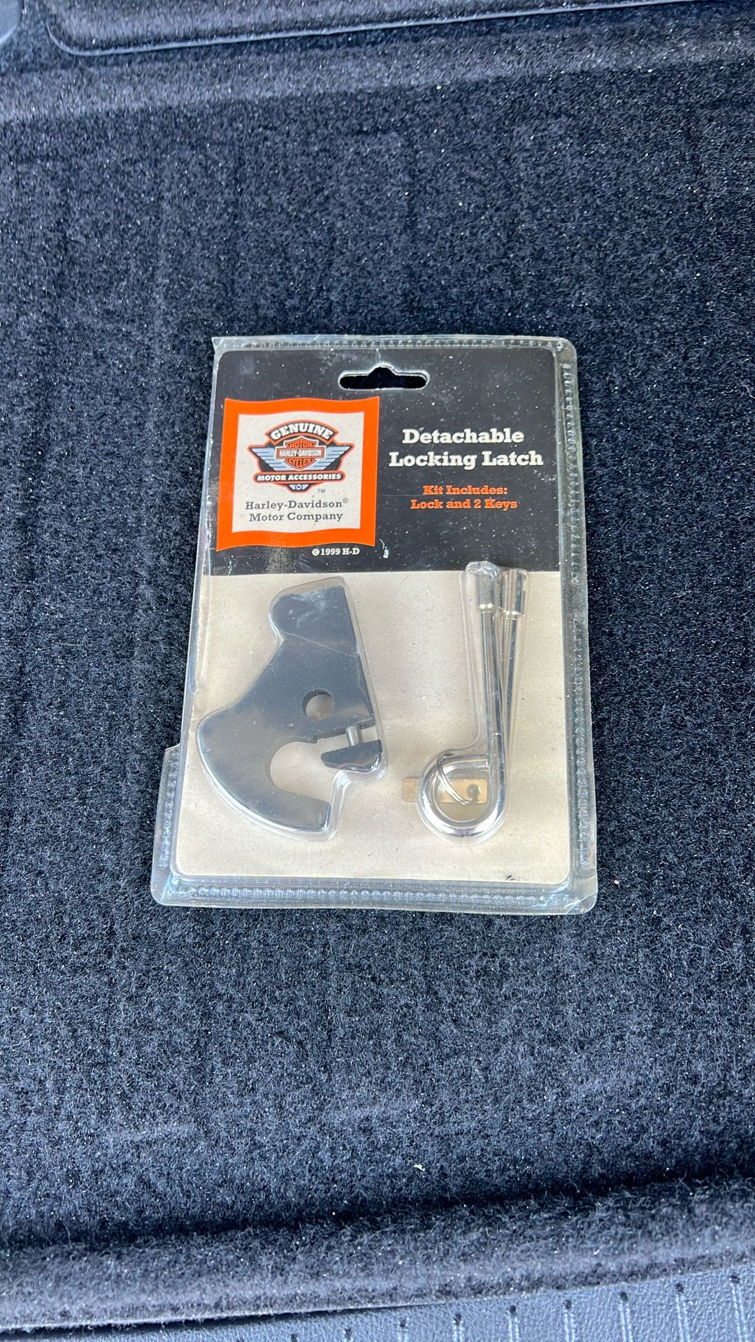 Harley Davidson detachable locking latch