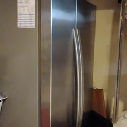 Steeling Steel Double Door Refrigerator