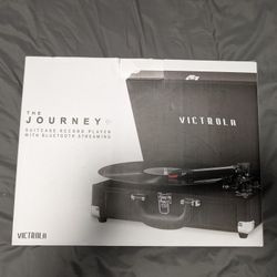 Victrola Record Player Bluetooth Stereo Turntable Black