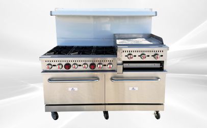 60 ins 6b24g cheese melter NSF oven range with legs HFSO-60-GS24
