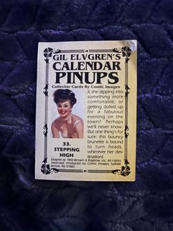 Gil Elvgren Calendar Pinups Collector Card #33