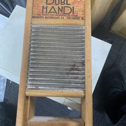 Vintage Dubl Handi Wash Board Columbus Ohio Washboard Co Farmhouse Cottagecore