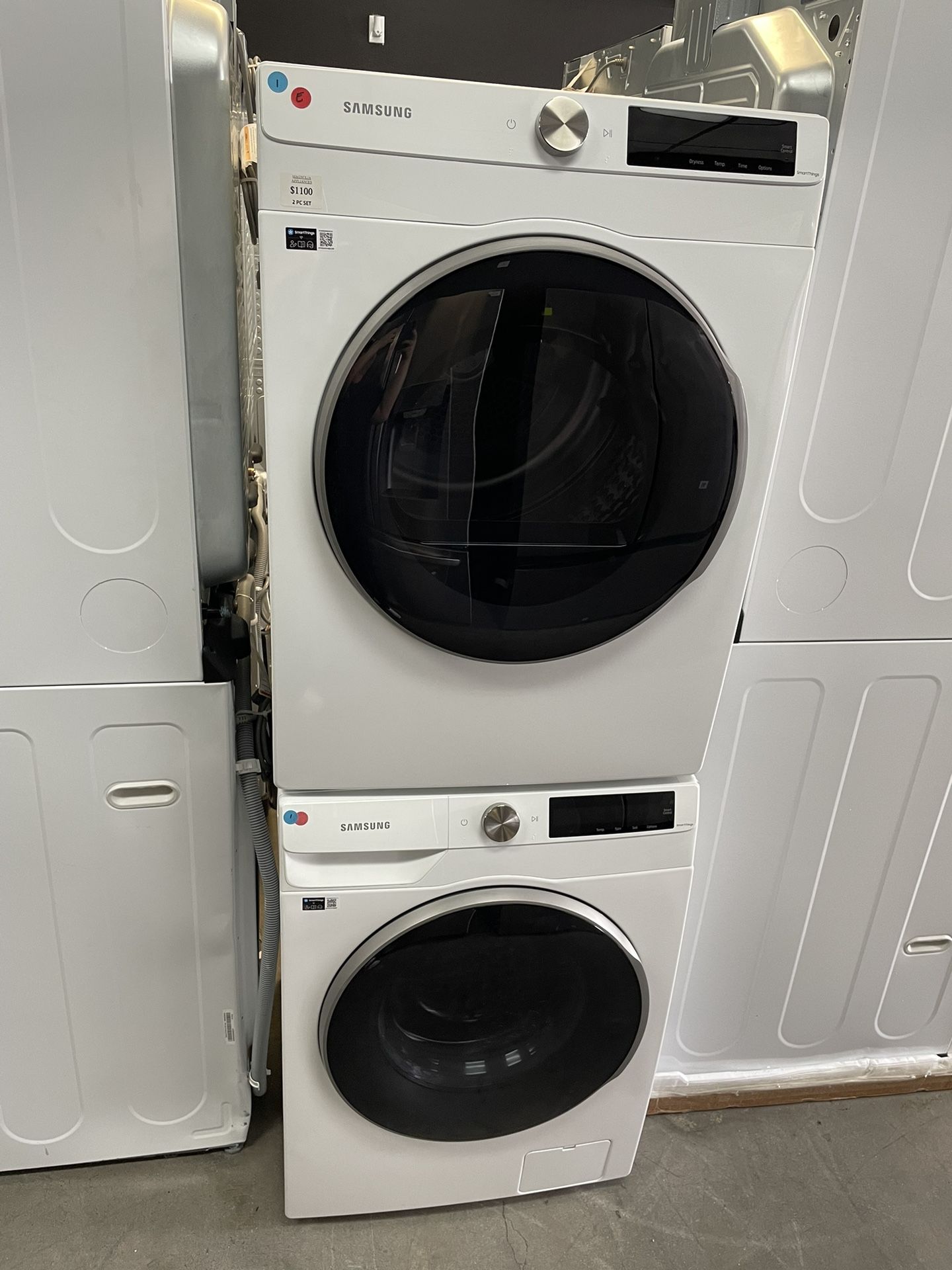 Samsung 24” Front Load Washer And Electric Dryer Set - 240v