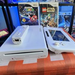 Nintendo Wii U Console Bundle 8GB Basic Set - White - Gaming Restored