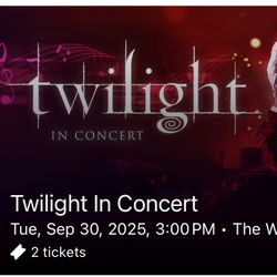 Twilight Concert Tickets 