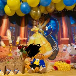 Beauty And The Beast Backdrop 